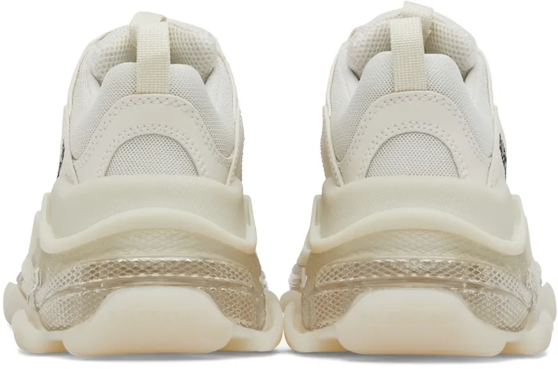 Balenciaga Tan Clear Sole Triple S (544351 W2GA1)