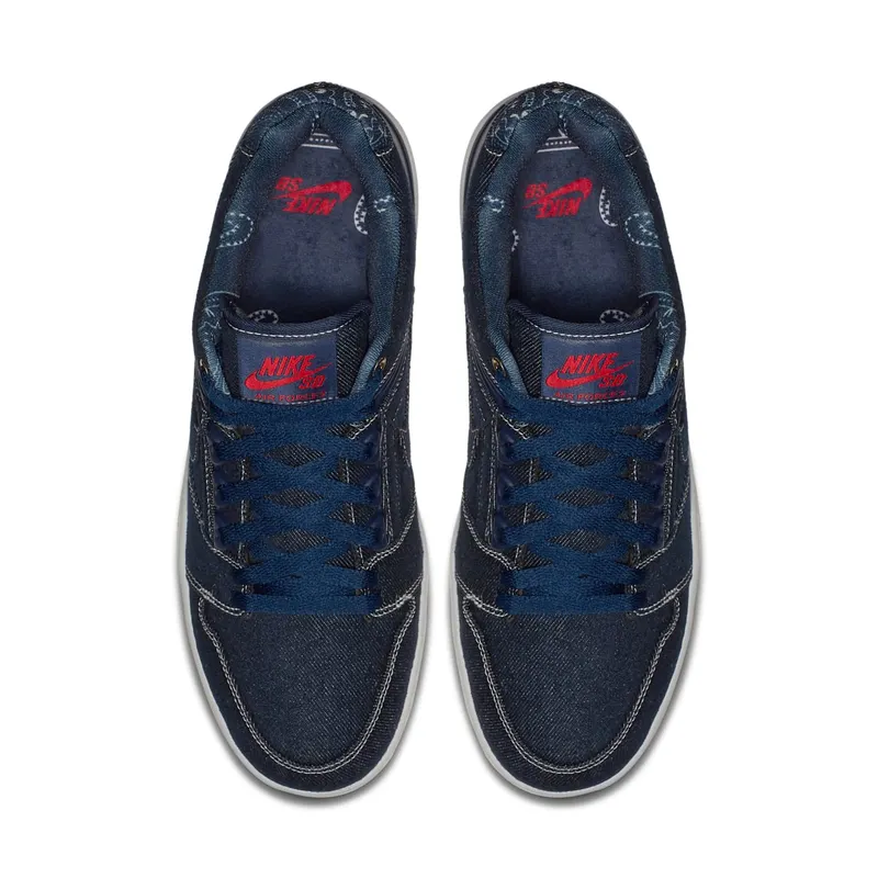 Nike SB Air Force 2 Low Rivals Pack (West) Binary Blue/Binary Blue-White (AO0298-441)