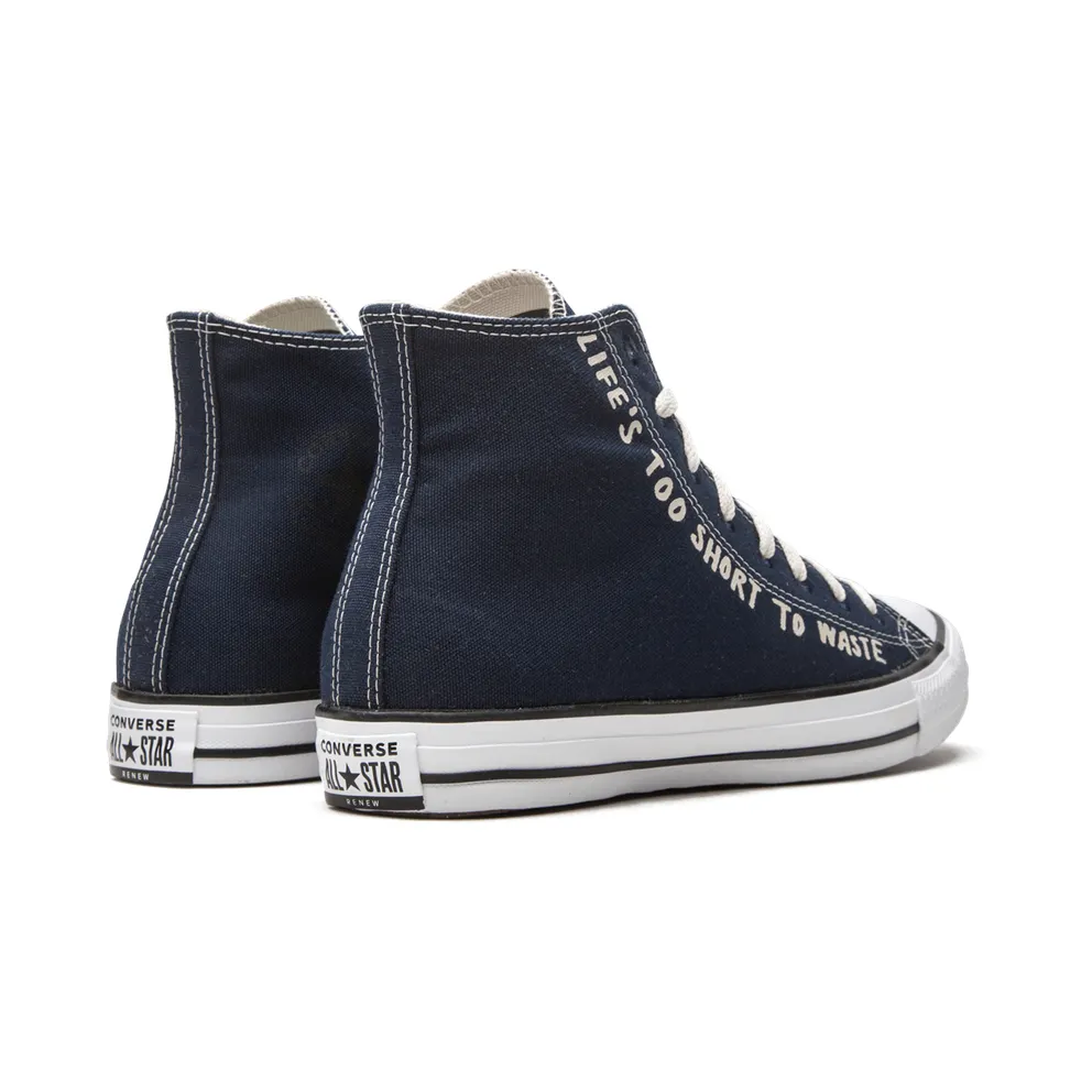 Converse Chuck Taylor All Star Hi “Life’s Too Short to Waste” (166372C)