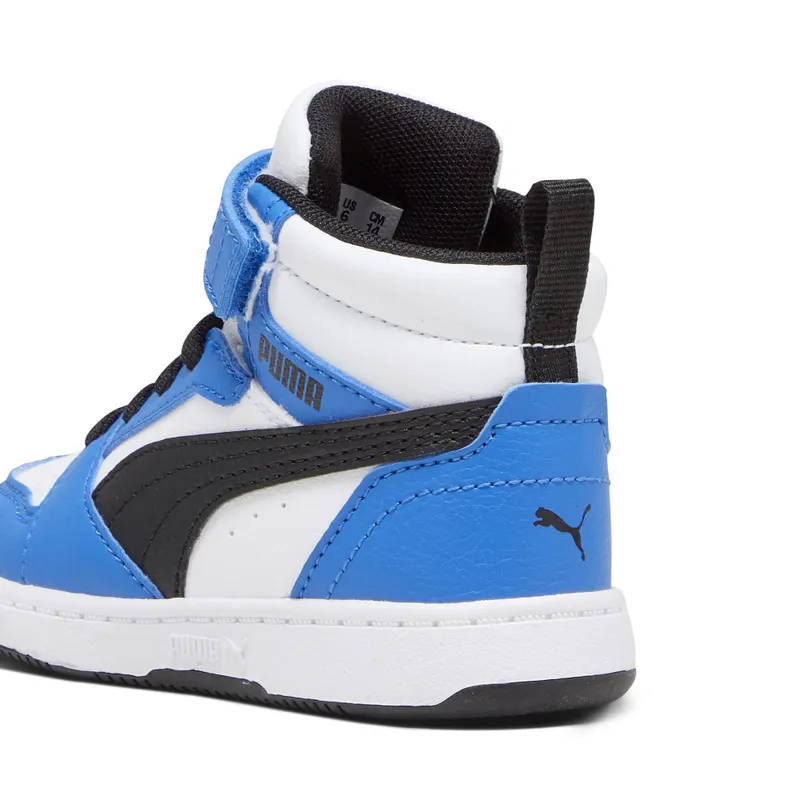 Puma Rebound V6 Mid “Puma White / Puma Black / Racing Blue” (396542_06)
