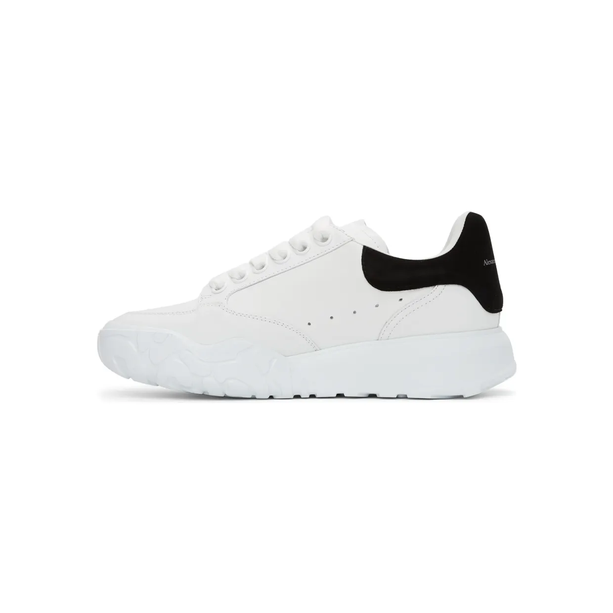 Alexander McQueen White & Pink Court Trainer Sneakers (633915WIA9A) (3)