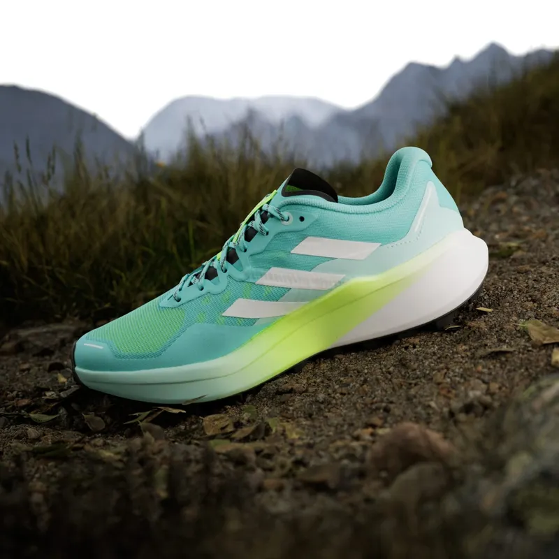 Adidas Terrex Agravic 3 Trail Running Flash Aqua / Cloud White / Lucid Lemon (HP3686)