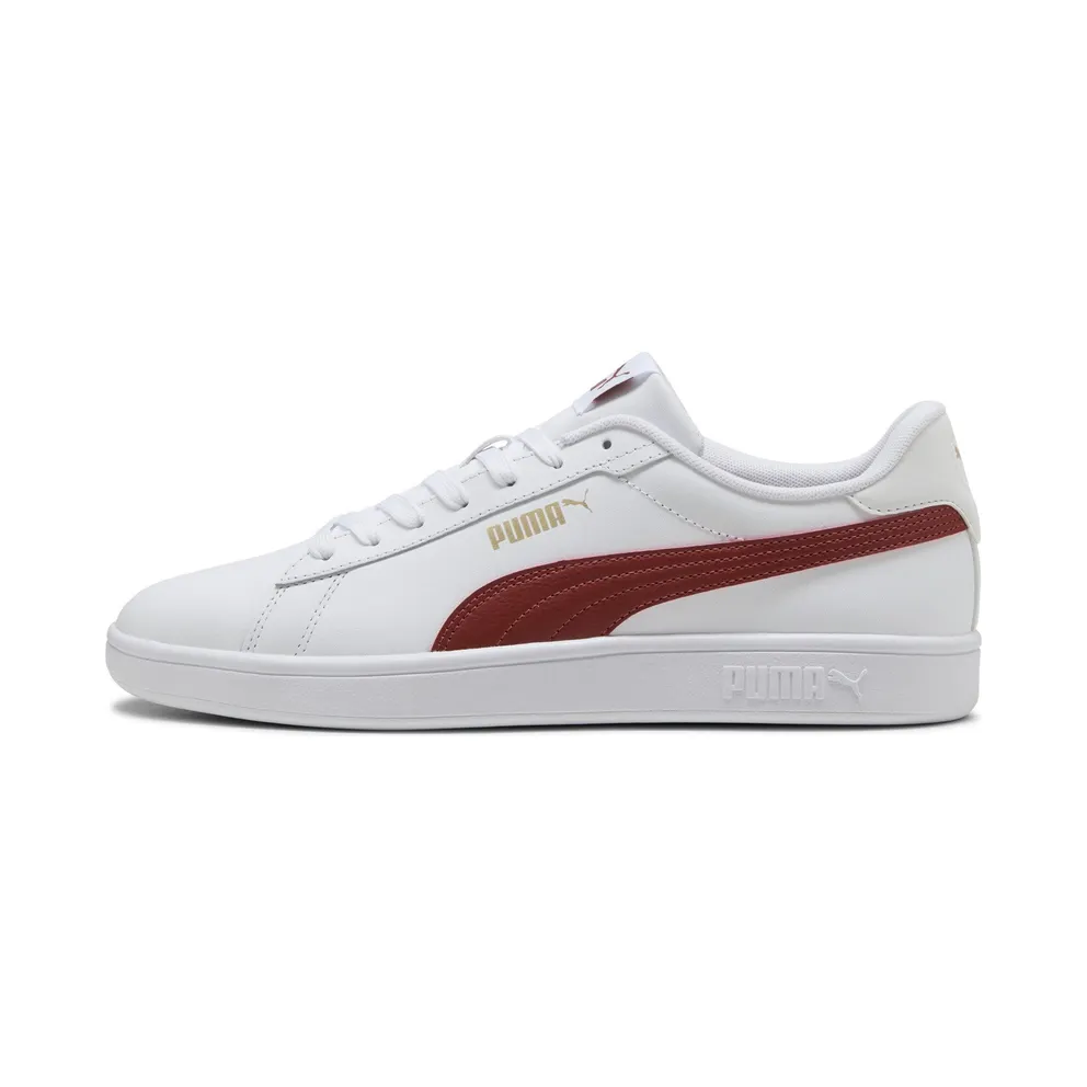 Puma Smash 3.0 L “Puma White / Bordeaux Red” (390987_32)