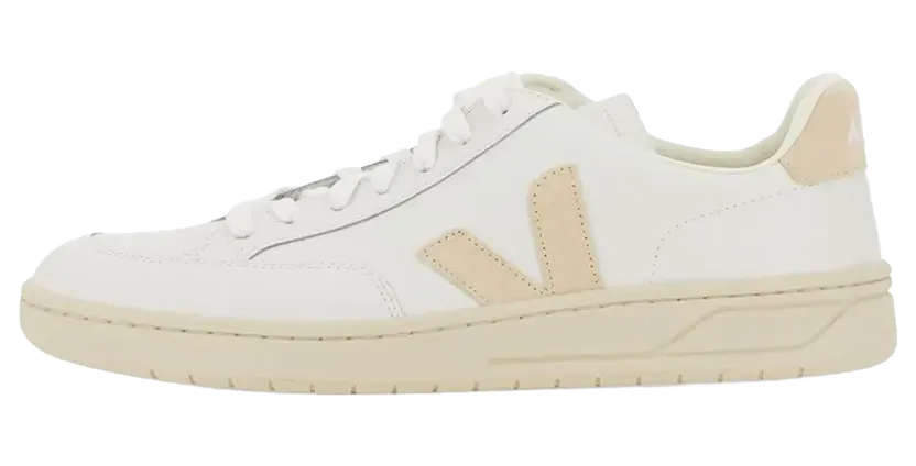 Veja V-12 Leather “White Sable” (XD0202335A)