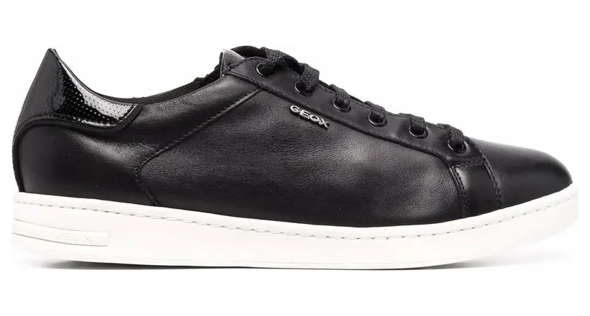 Geox Sneakers mit Logo-Schild – Schwarz (D041BB0856P)