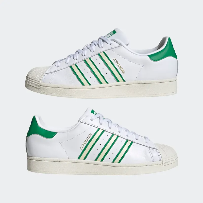 Adidas Superstar Cloud White / Off White / Green (GX9878)