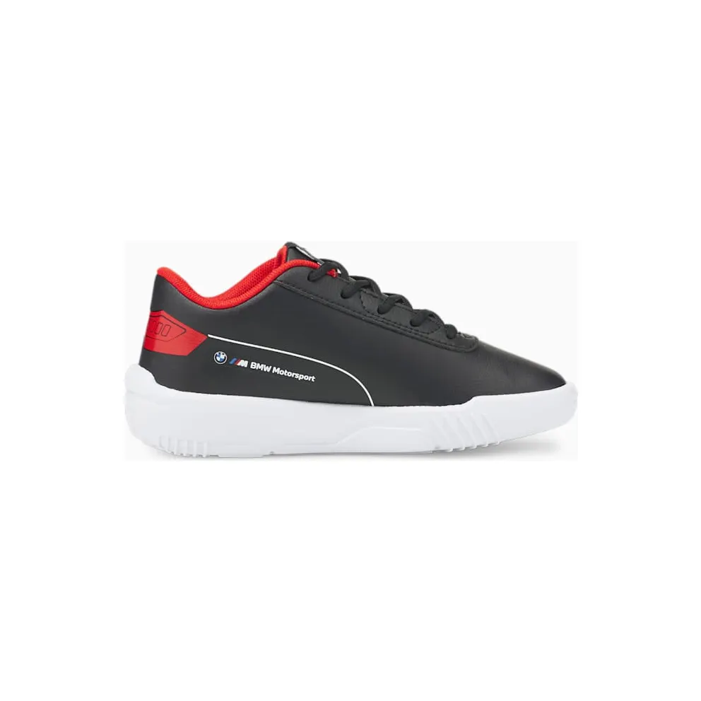 Puma BMW M Motorsport Drift Cat Delta V Kinder Motorsportschuhe Schwarz/Blau (307120-01)