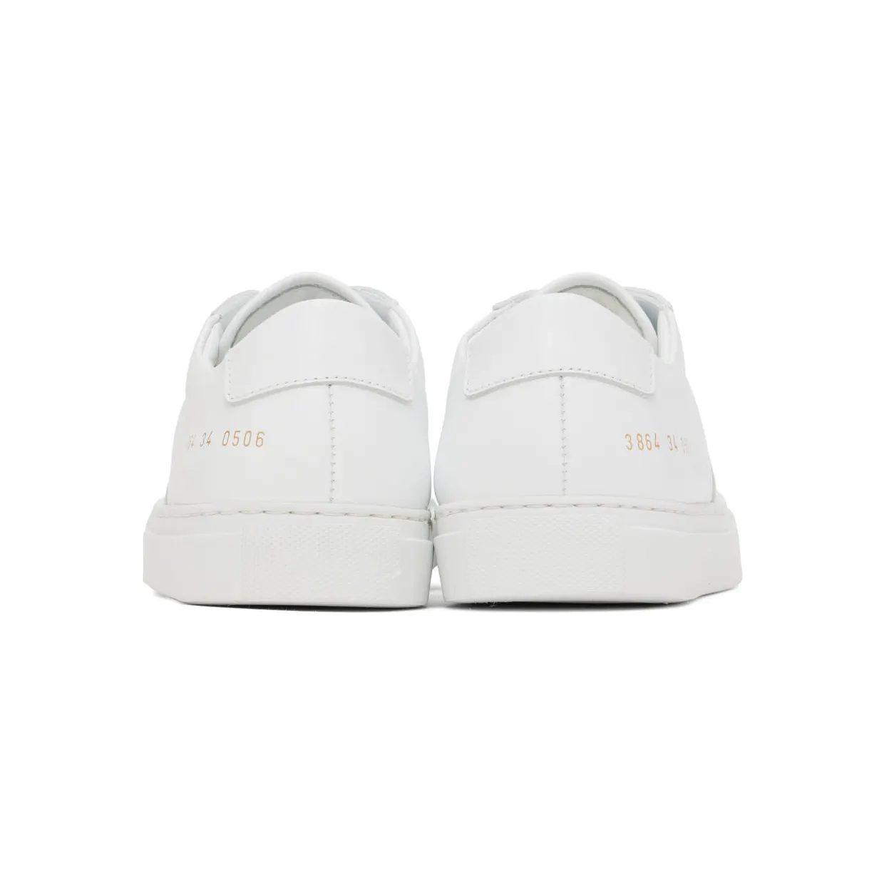 Common Projects White BBall Low Sneakers (3864) (2)