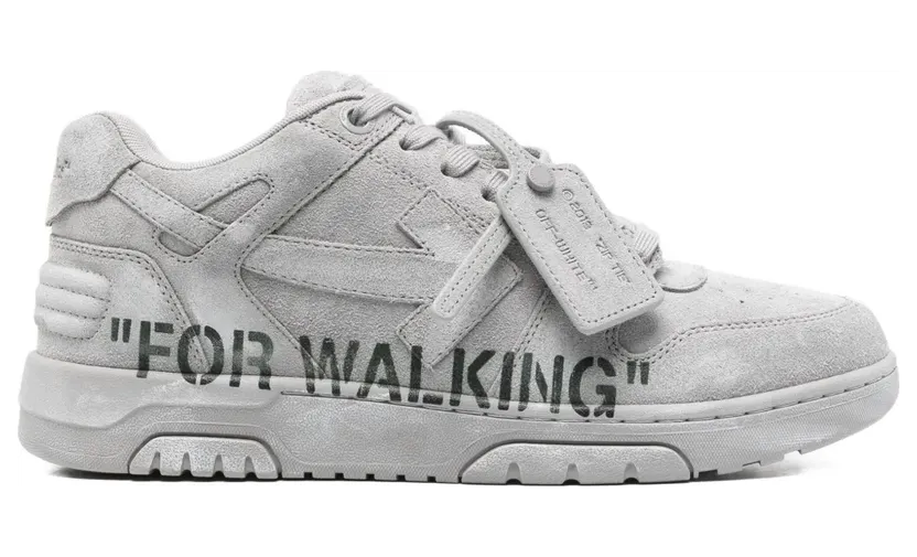 Off-White Out Of Office “Grey” (OMIA189F25LEA00B)