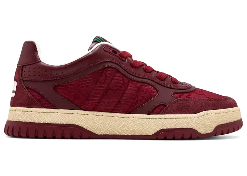 Gucci Re-Web Sneaker Burgundy Red (831661 AAE0S 6145)