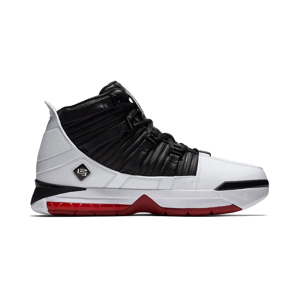 Nike LeBron 3 Home (2019) White/Black-Varsity Crimson (AO2434-101)