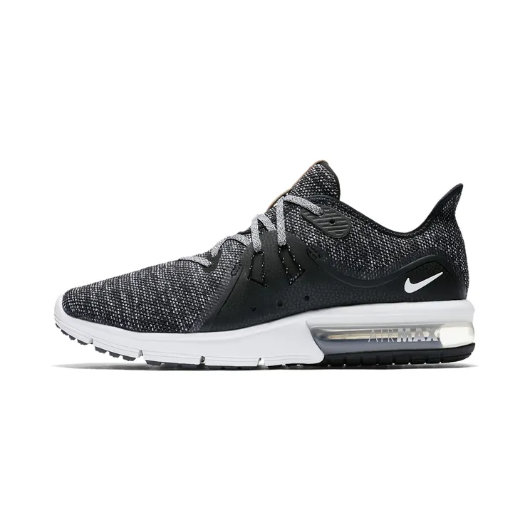 Nike Air Max Sequent 3 Black White-Dark “Black / Dark Grey / White” (921694-011)