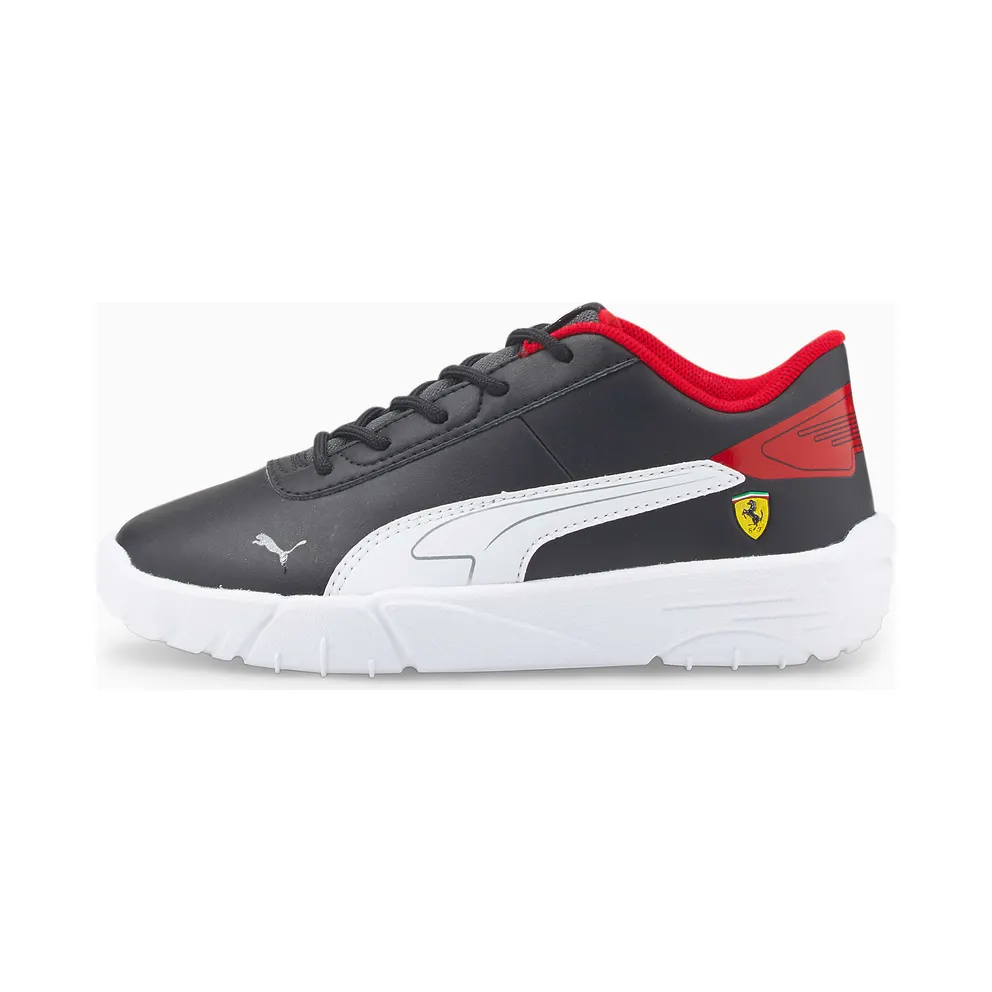 Puma Scuderia Ferrari Drift Cat Delta Motorsport Shoes Kids White/Black (306897-04)