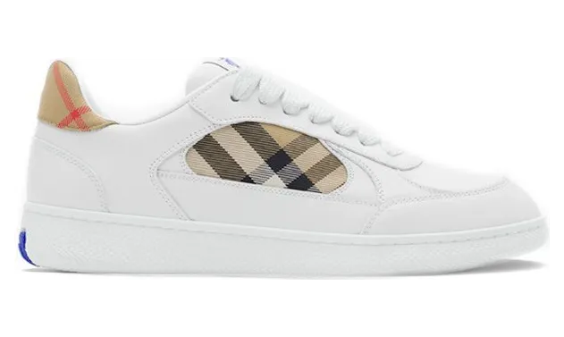 Burberry Check Terrace Sneakers White Beige (8108654)