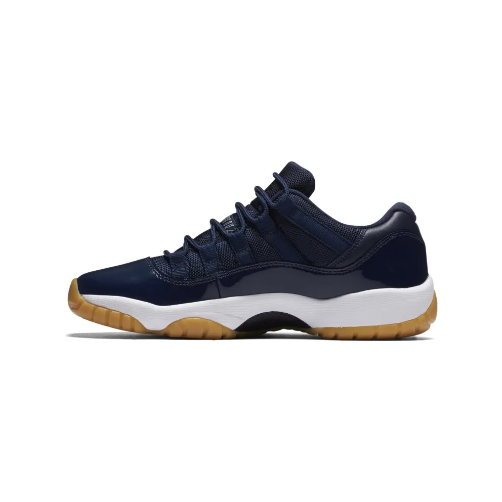 Jordan 11 Retro Low Midnight Navy (GS) Midnight Navy/White-Light Gum Brown (528896-405)