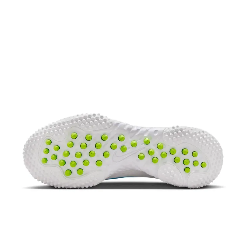 Nike Huarache 9 Elite TF LAX SE White Volt Vivid Blue (FV6148-100)