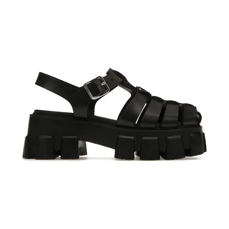 Prada Monolith Foam Rubber 55mm Sandals Black (1X853M_3LKK_F0002_F_055)