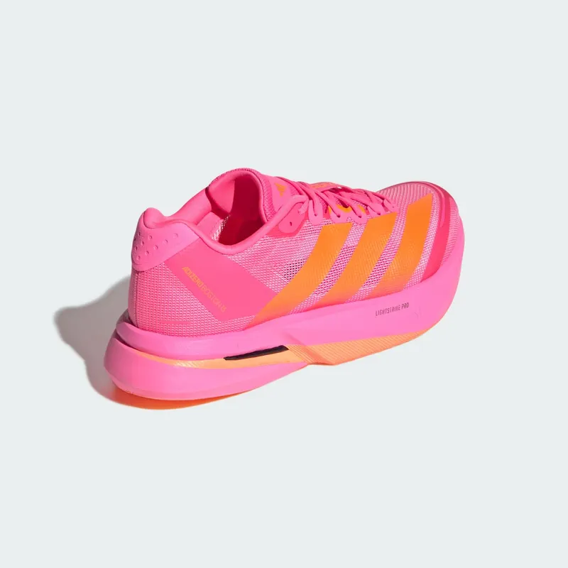 Adidas Adizero Boston 13 Running Shoes Lucid Pink / Lucid Orange / Iron Metallic (KJ3063)