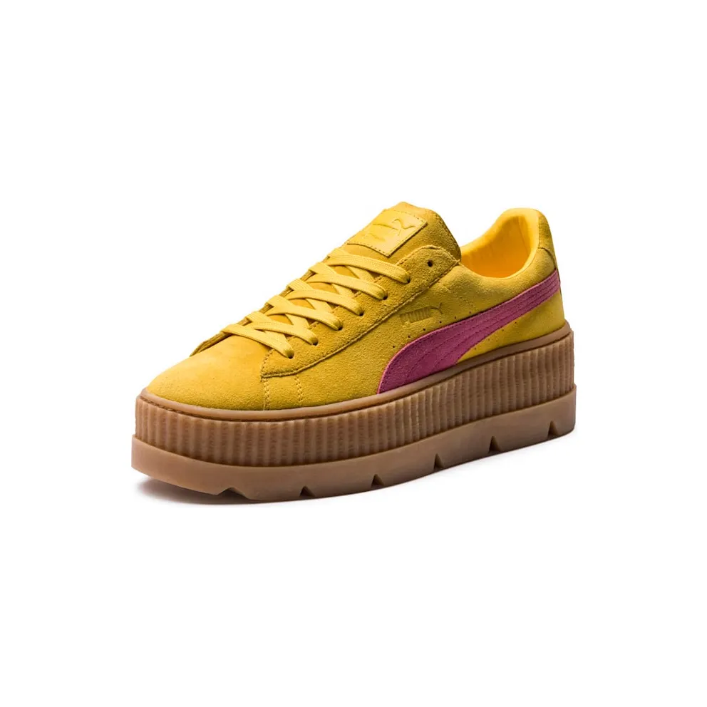 Puma Cleated Creeper Rihanna Fenty Suede Lemon (W) Lemon/Carmine Rose-Vanilla Ice (366268-03)