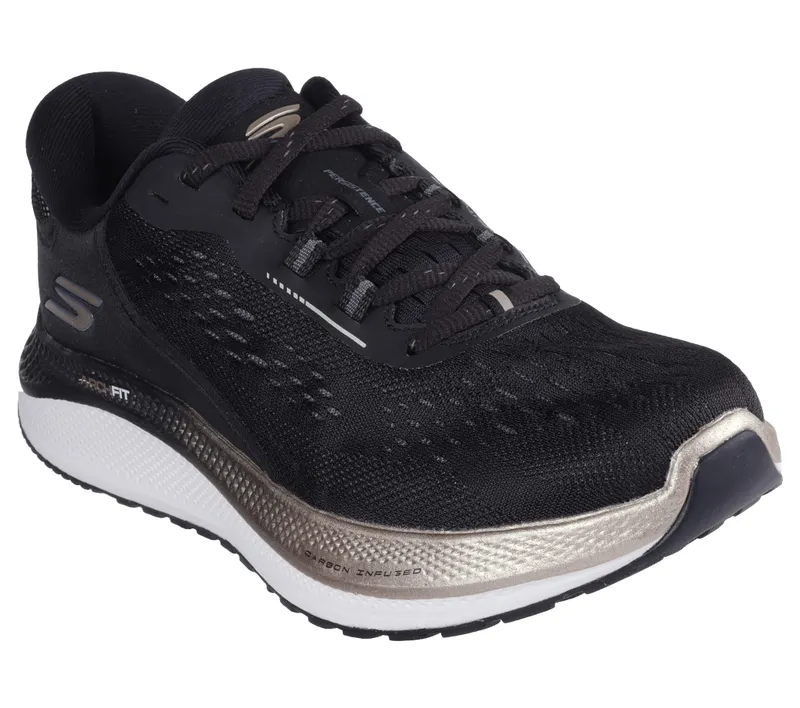 Skechers GO RUN Persistence 2 – Black / Roos Gold – “Black” (172084 BKRG)