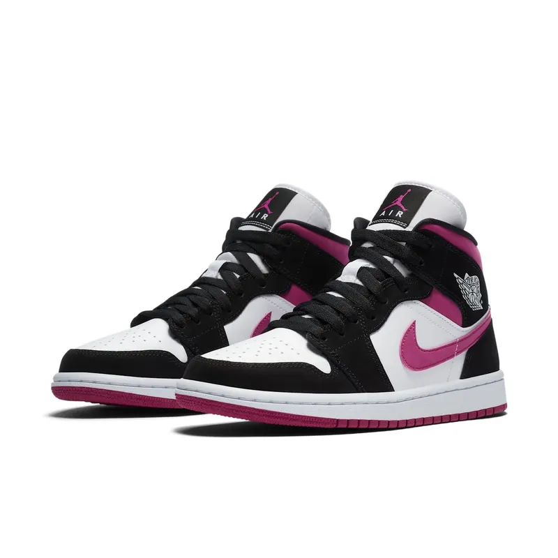 Air Jordan Womens Nike AJ I 1 Mid Magenta (2020) (BQ6472-005)