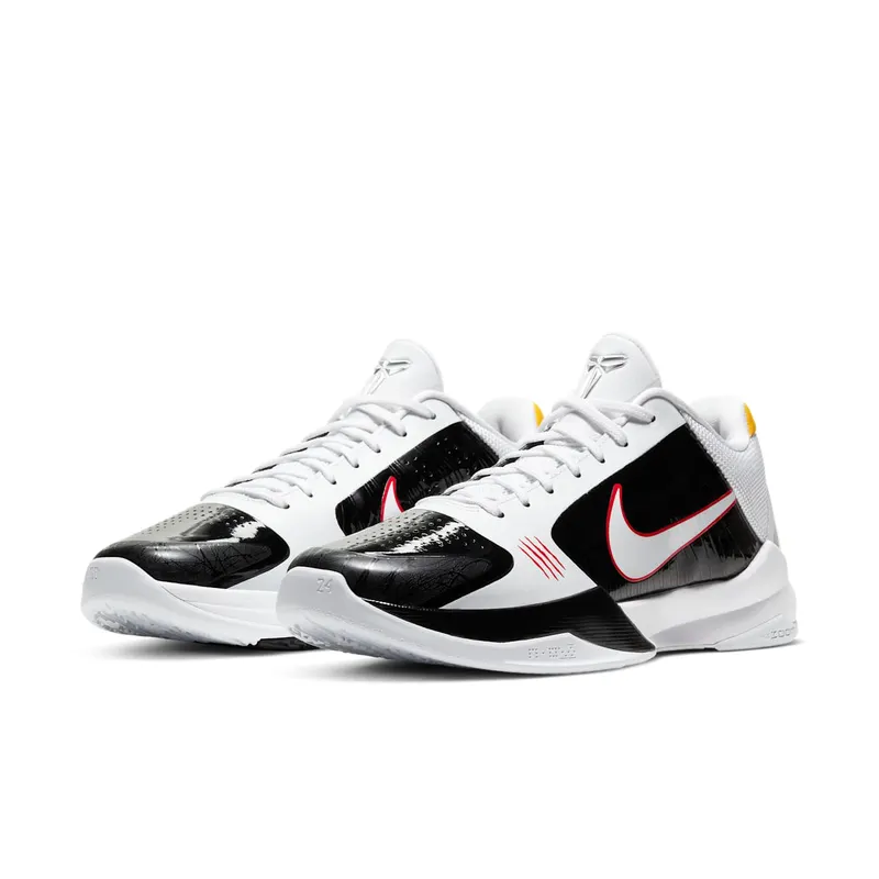 Nike Kobe 5 Protro Bruce Lee Alternate White/Black-University Red-Varsity Maize (CD4991-101)