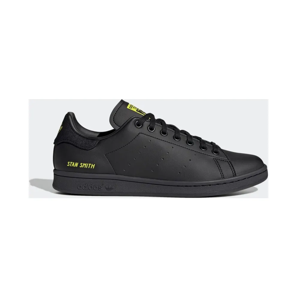 adidas Stan Smith Schuh Core Black / Core Black / Semi Solar Yellow (H00326)