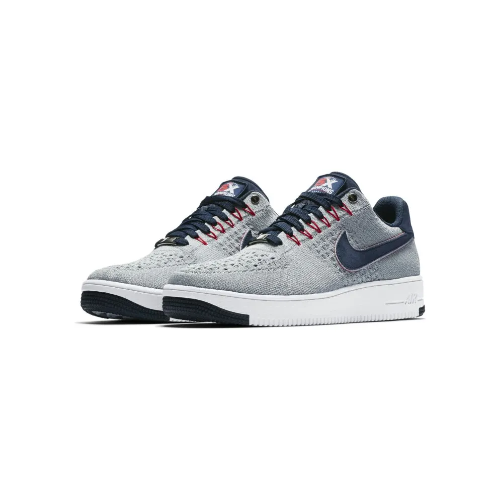 Nike Air Force 1 Low Ultra Robert Kraft Patriots Wolf Grey/University Red-White-College Blue (AH8425-001)