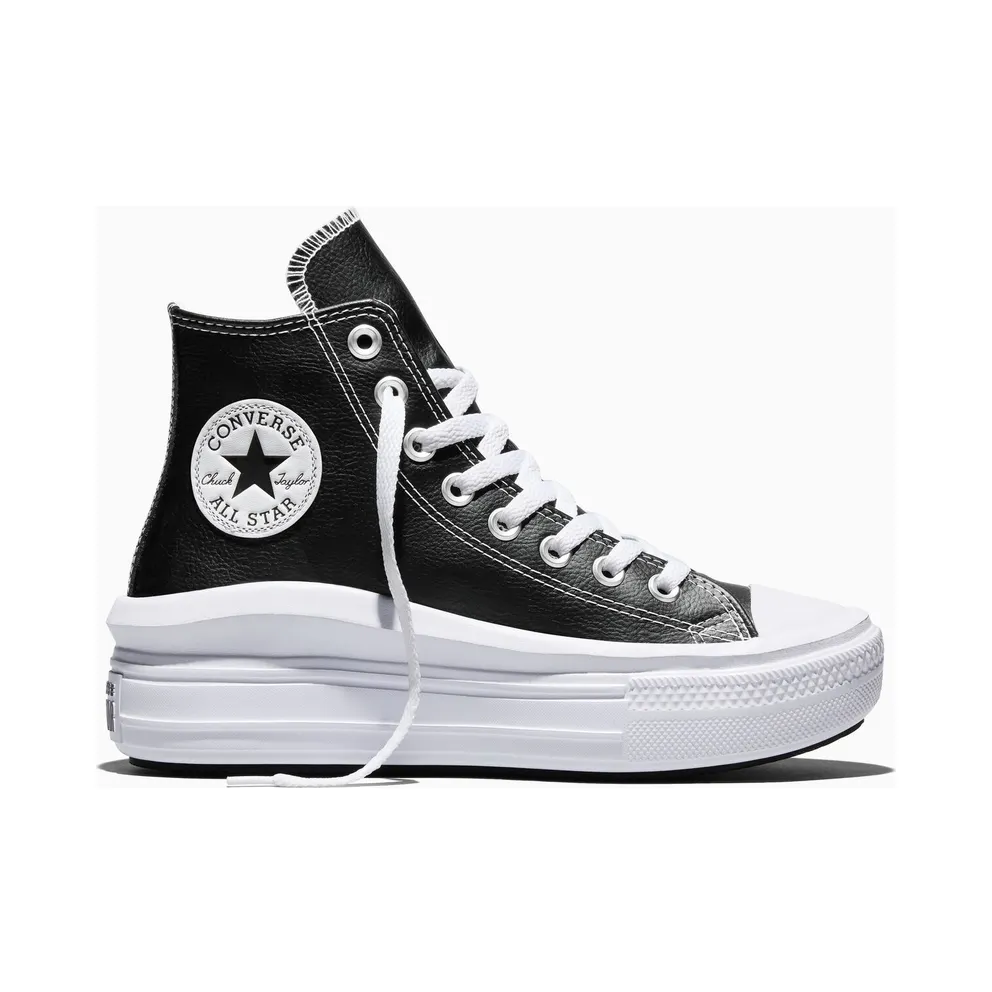 Converse Chuck Taylor All Star Move Platform Foundational Leather White White (A04294C)