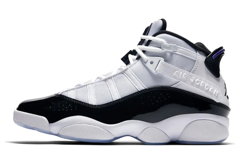 Jordan 6 Rings “White / Dark Concord / Black” (322992-104)