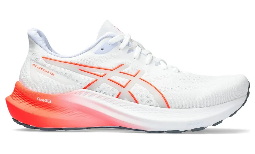 ASICS GT-2000 12 White Sunrise Red (1012B506-101)