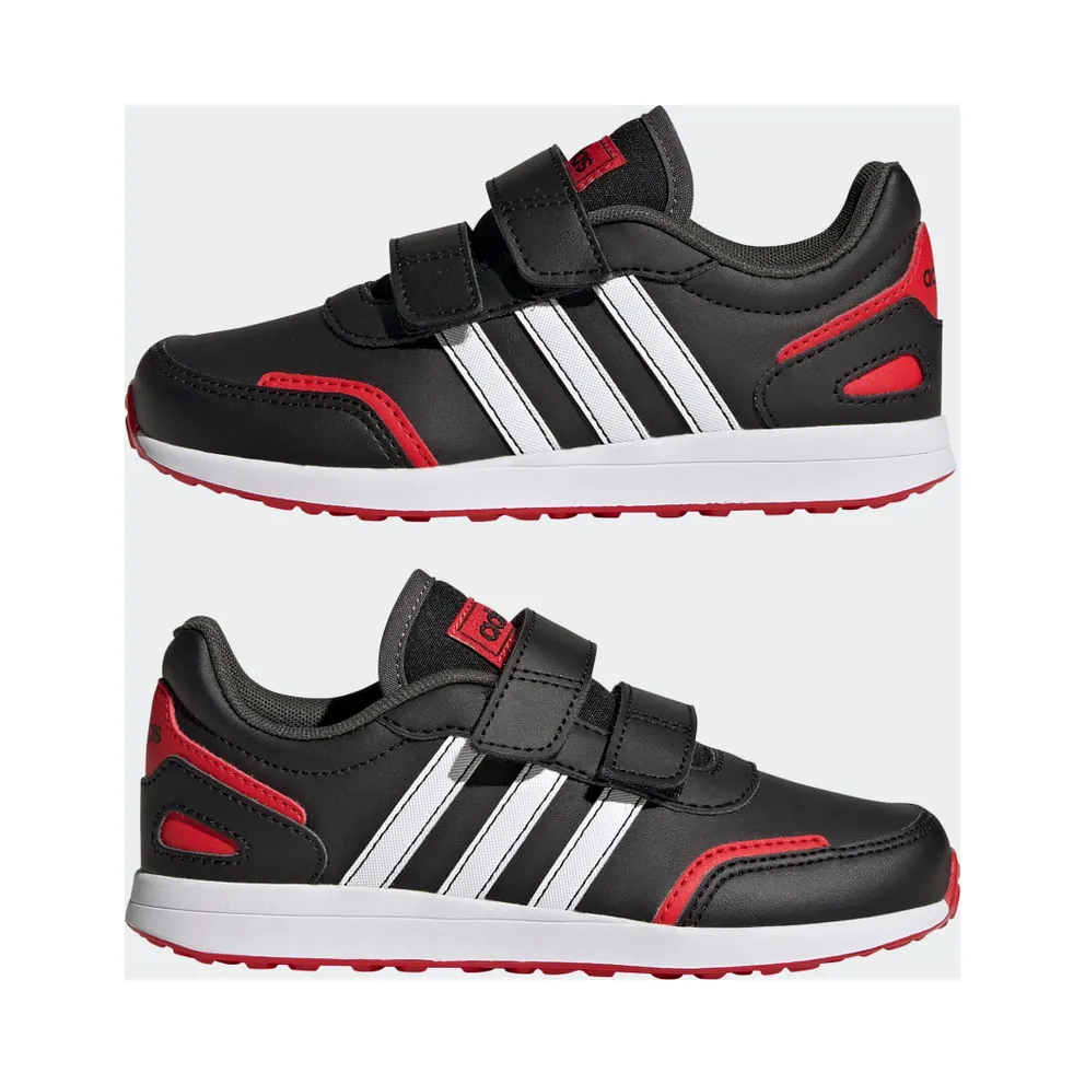 Adidas VS Switch 3 Lifestyle Running Hook and Loop Strap Core Black / Cloud White / Vivid Red (GZ1951)