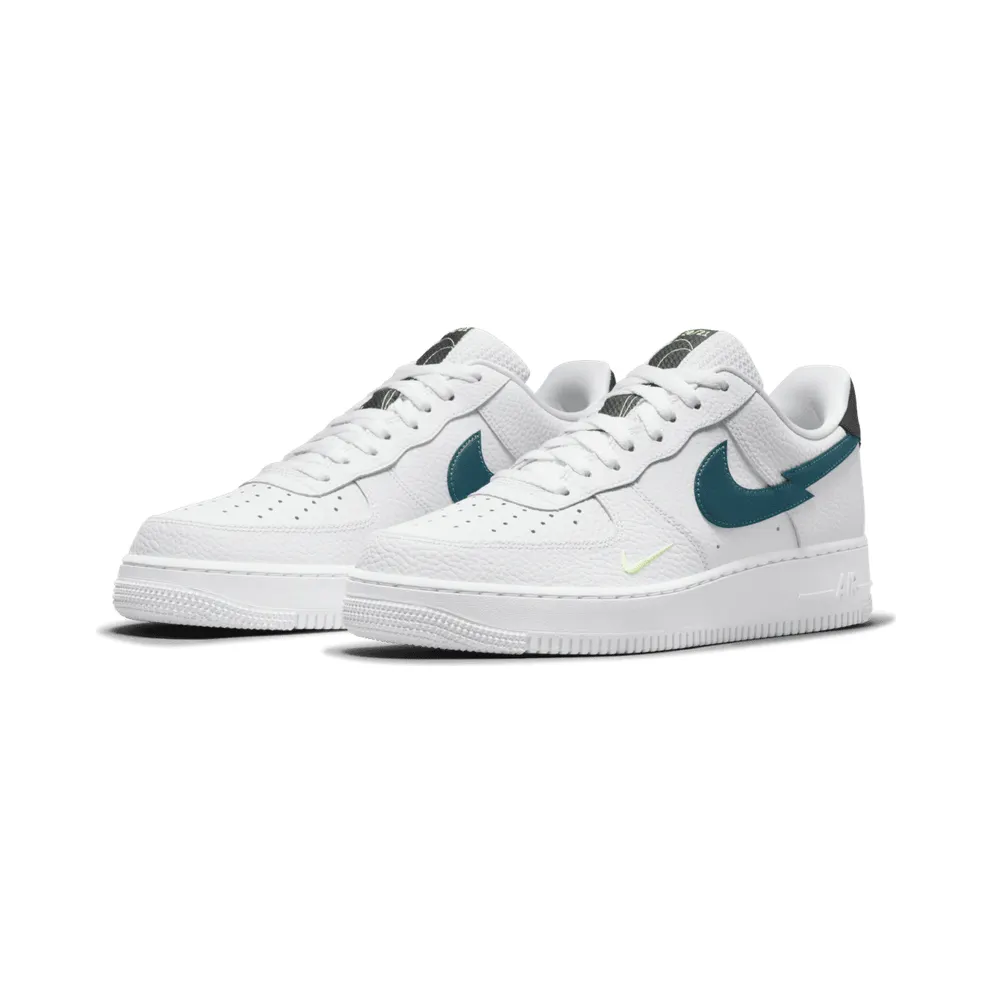 Nike Air Force 1 Low White – “White / Aquamarine-lime Glow-off Noir” (DJ6894-100)