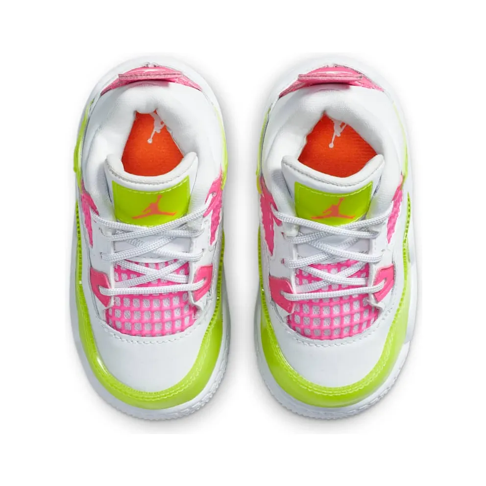 Jordan 4 Retro White Lemon Pink (TD) White/Lemon Venom-Pink Blast (CV7807-100)