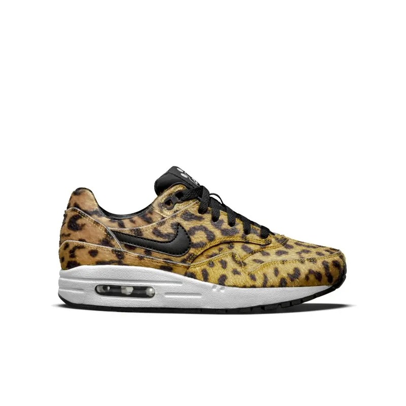 Nike Air Max 1 Leopard (GS) University Gold/Black-White (827657-700)