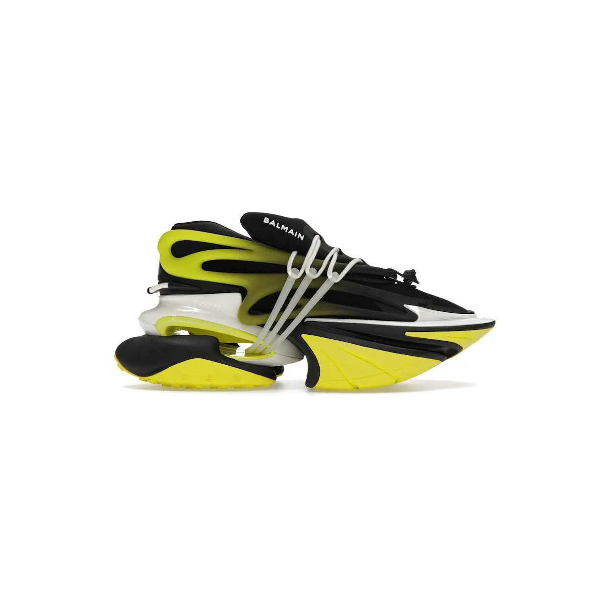 Balmain Unicorn Low-Top Black Yellow (YM0VJ309KNET)