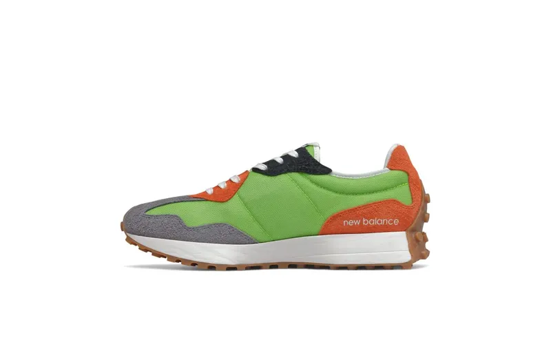 New Balance 327 Lime Green Red Grey (2020) (MS327SFA)