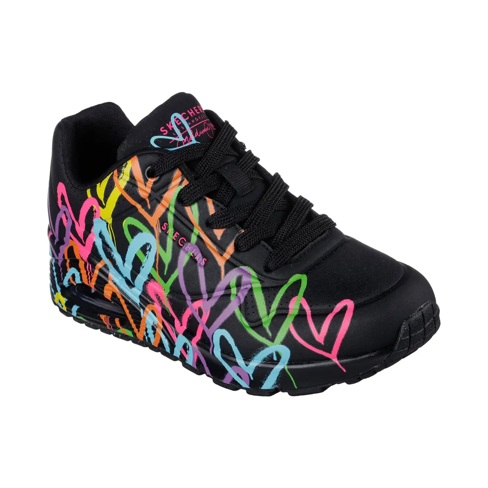 Skechers JGoldcrown: Uno – Highlight Love Sneaker Black