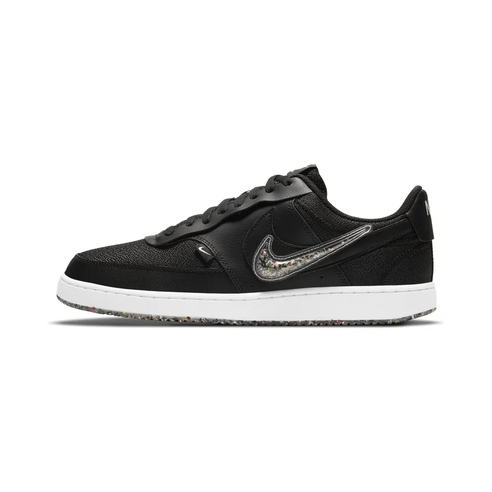 Nike Court Vision Low Premium “Black / Clear / Gum Light Brown” (DJ1974-001)
