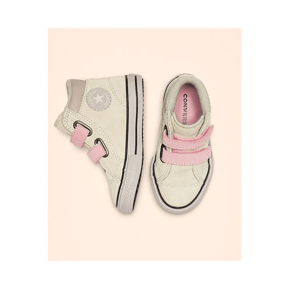 Converse Chuck Taylor All Star Hook and Loop PC Boot High Top Natural Ivory/coastal Pink (765166C)
