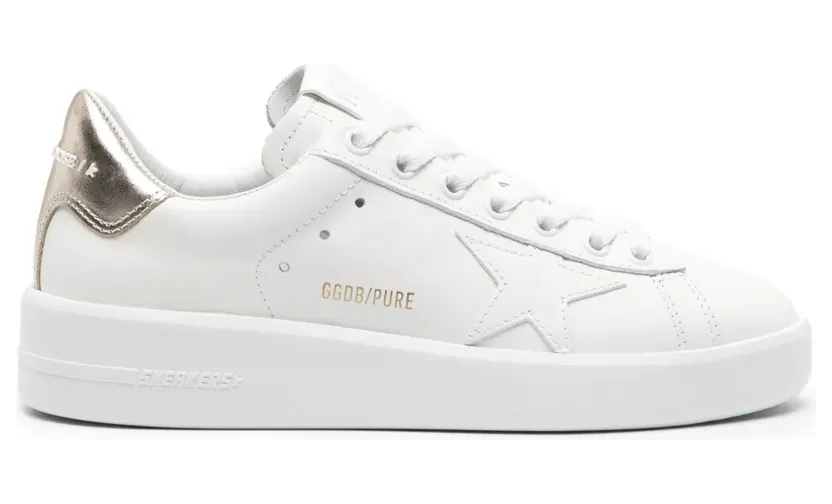 Golden Goose Purestar leren sneakers – Wit (GWF00197F000465)