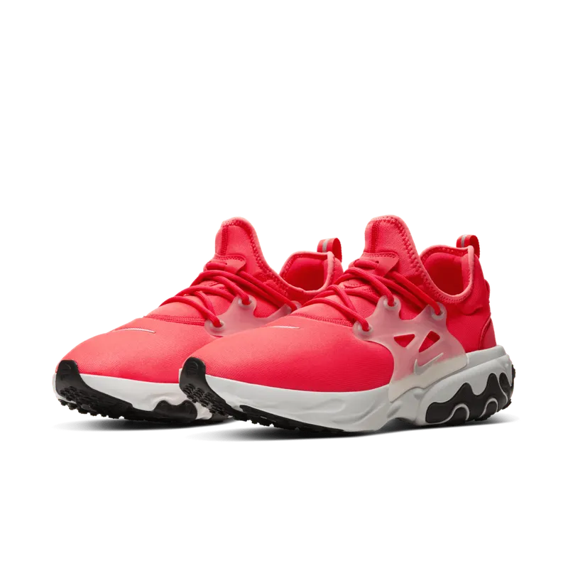Nike React Presto Laser Crimson Laser Crimson/Off White-Black-Metallic Silver (CK4538-600)