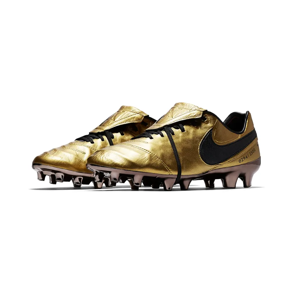Nike Tiempo Legend VI SE FG Totti x Roma Metallic Gold/Team Crimson-Black (AA0612-706)