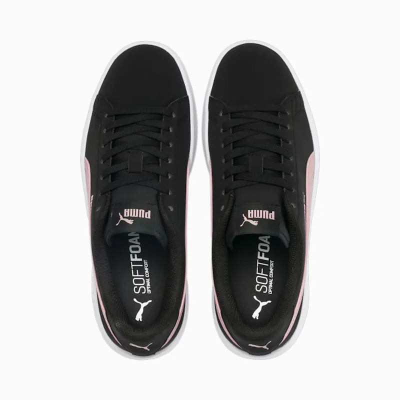 Women’s PUMA Smash V2 Buc Black/Bridal Rose/White (365160-18)