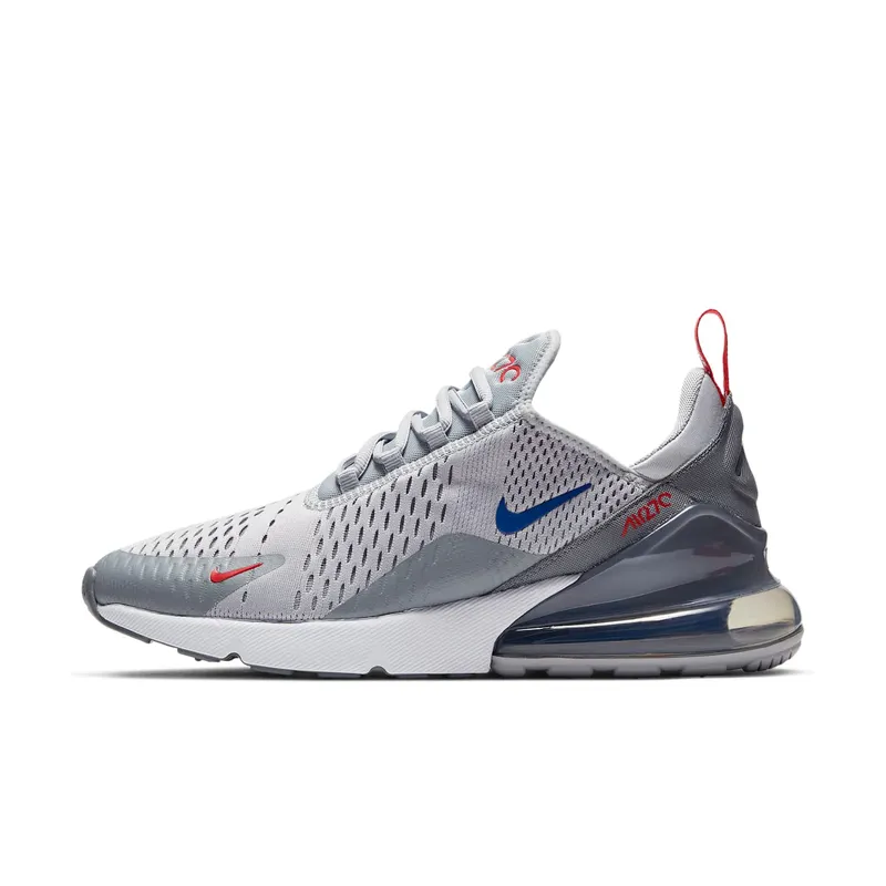 Nike Air Max 270 Grey Royal Red Wolf Grey/Game Royal-University Red (CD7338-001)