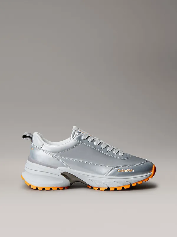 Calvin Klein Trailblazer – Shine Runner “SILVER/PEARL GREY/MARYGOLD” (YW0YW020430LR)