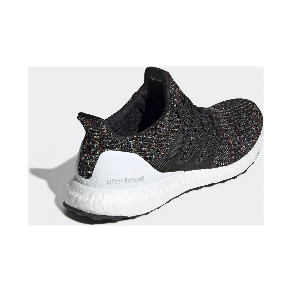 adidas Ultra Boost 4.0 Black Multi-Color White Heel Cage Core Black/Core Black/Active Red (F35232)