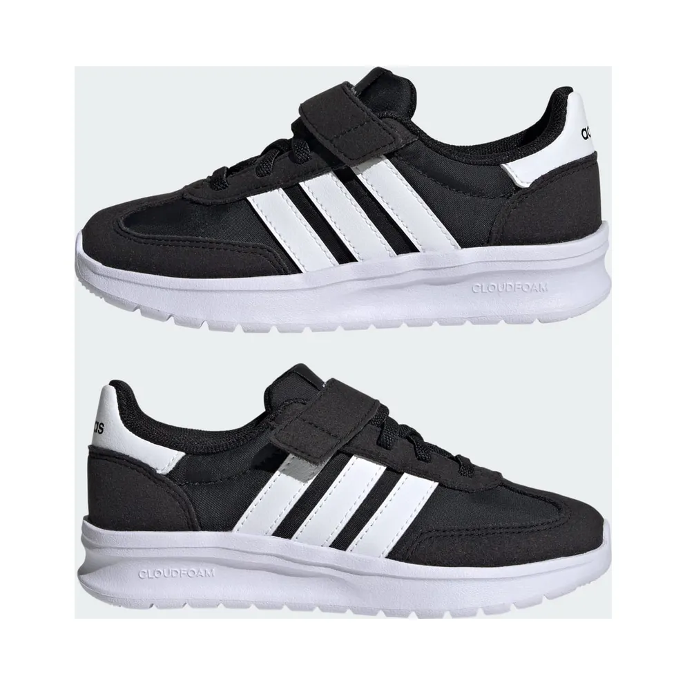 Adidas Run 70s 2.0 Kids Core Black / Cloud White / Gum (JI4688)