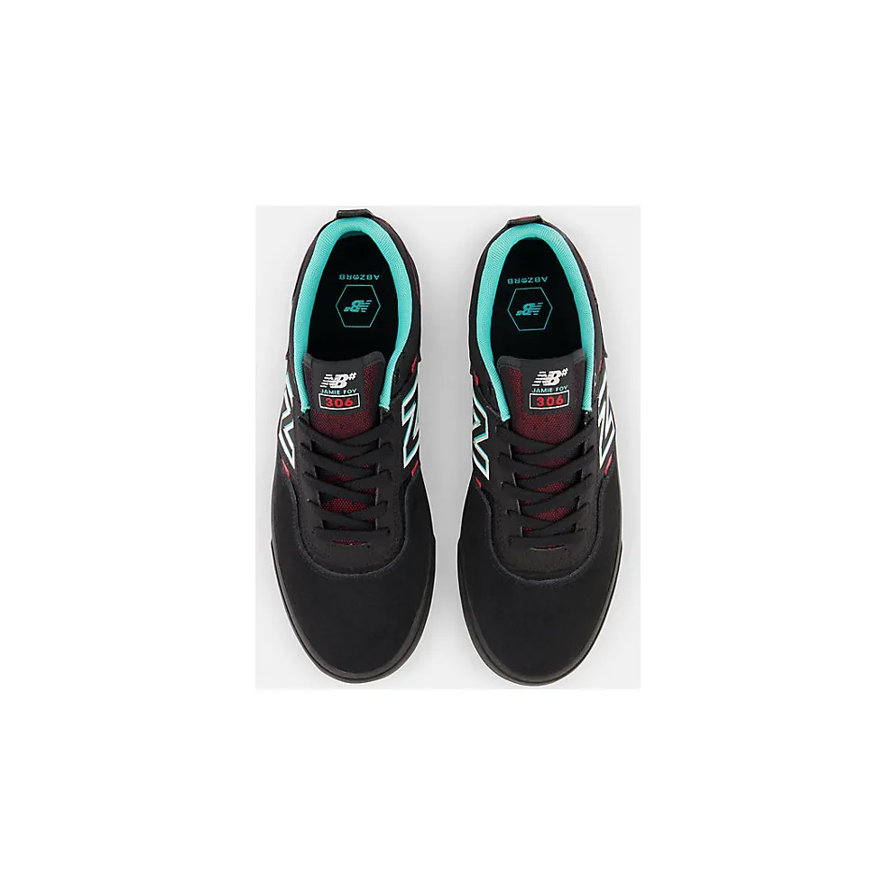 New Balance Numeric 306 “Black / Electric Red” (NM306RNR)