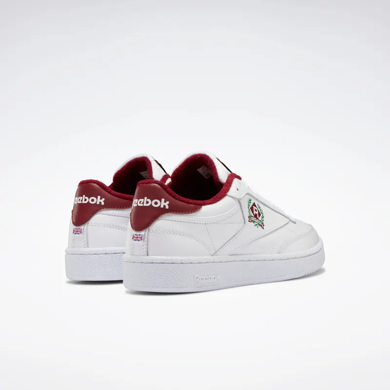 Reebok Club C 85 Shoes Cloud White / Cloud White / Classic Burgundy